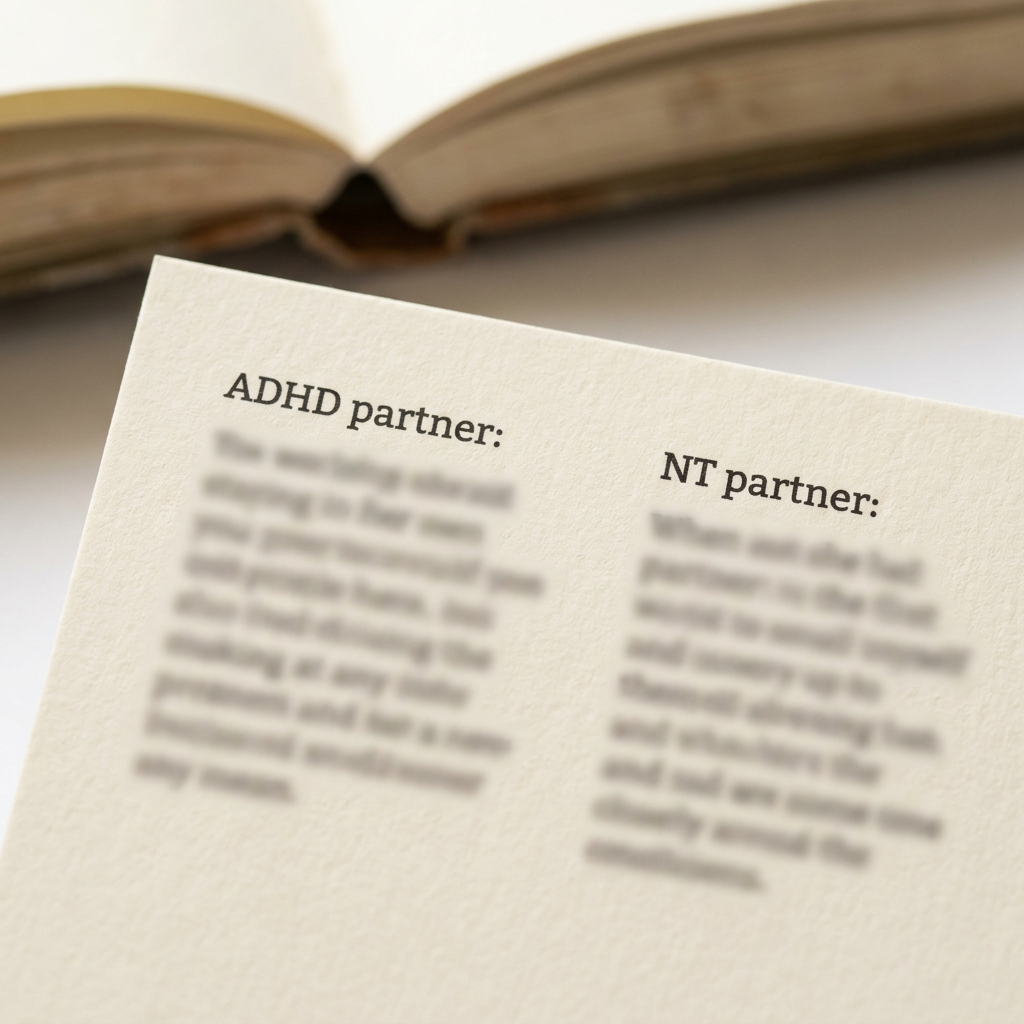 Script card close-up