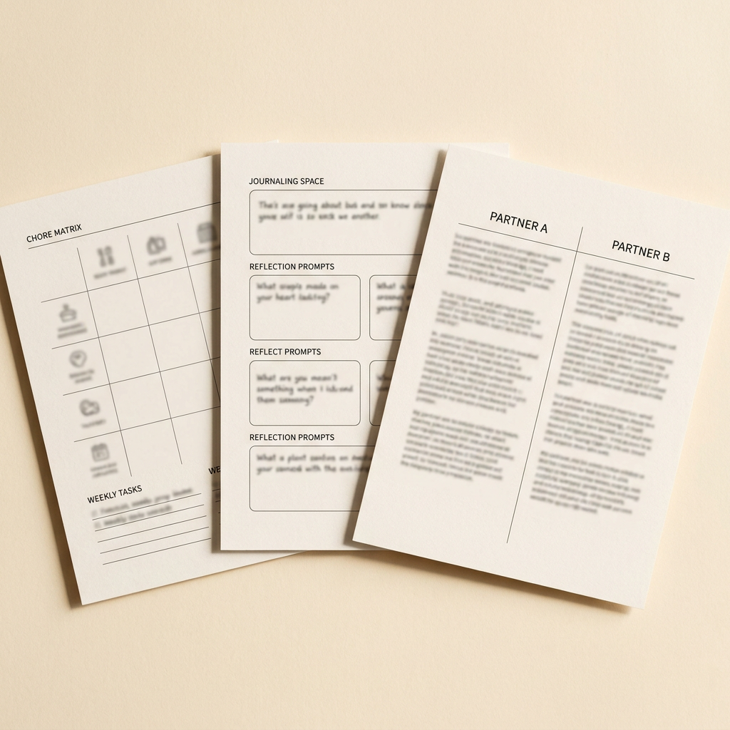 Workbook page spreads